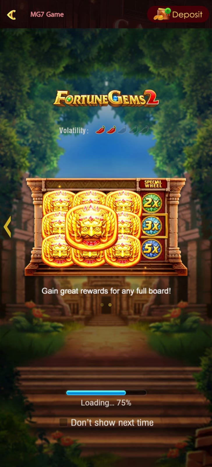 MG7 game clean dashboard interface preview